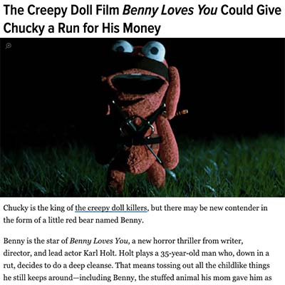 The Creepy Doll Film Benny Loves You Could Give Chucky a Run for His Money